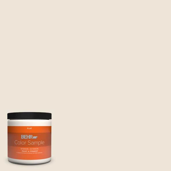 BEHR PREMIUM PLUS 8 oz. N3001 Sail Cloth Flat Interior/Exterior Paint