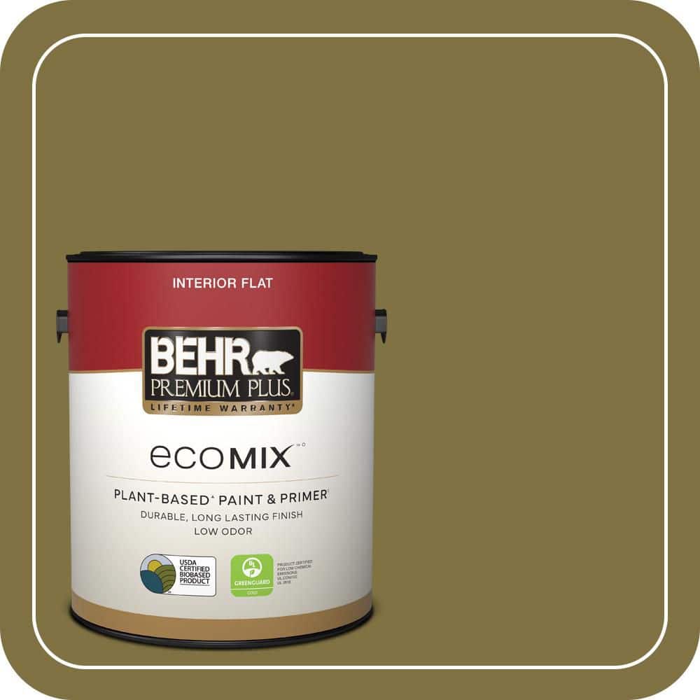 1 gal. #S-H-390 Italian Olive Flat EcoMix Plant-Based Interior Paint & Primer price history on PriceWatchPro