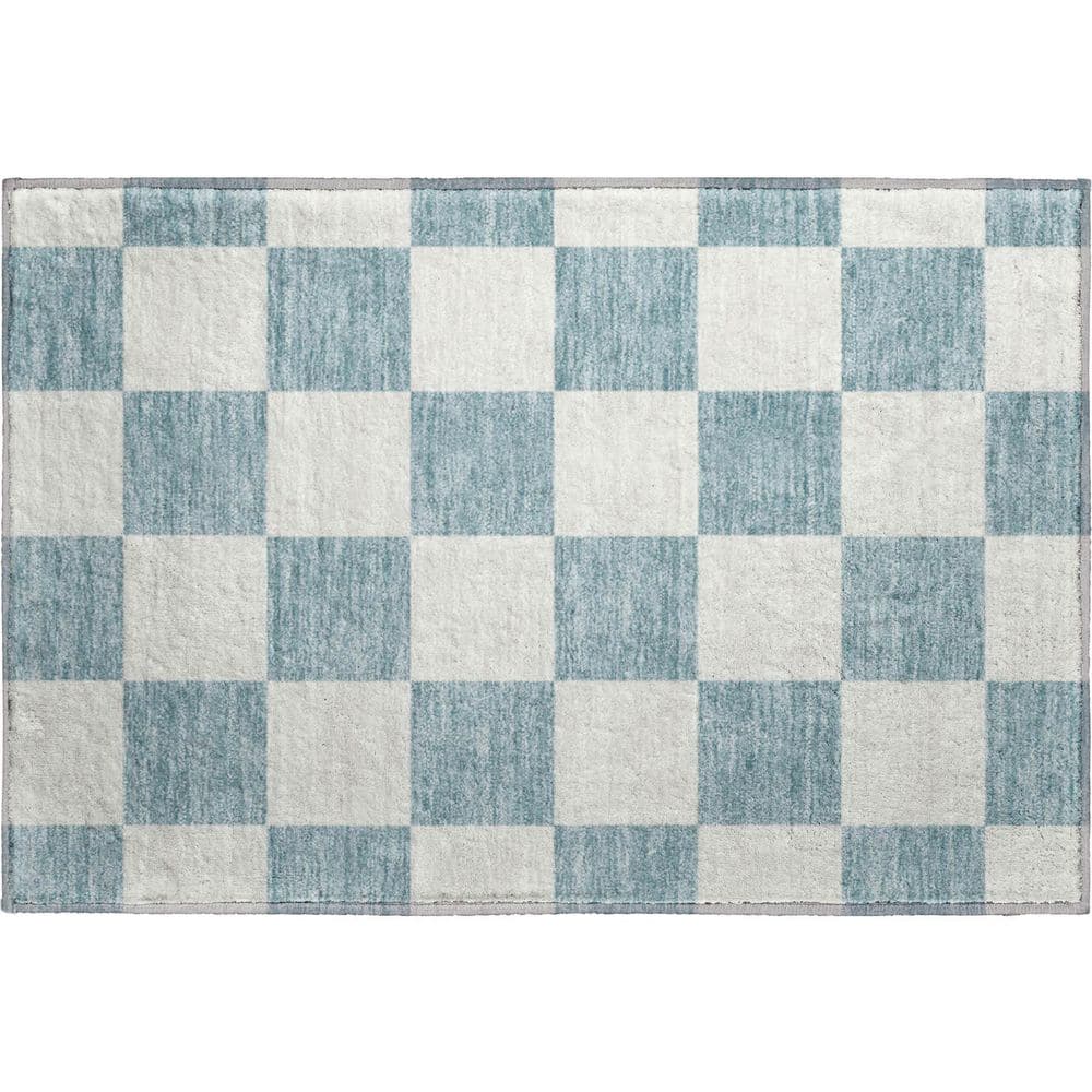 Mayfield Premium Machine Washable Abstract AMF2345 Teal 2 ft. x 3 ft. Accent Rug price history on PriceWatchPro