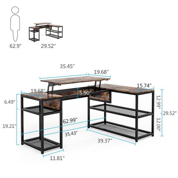 Monroe Desk - Black