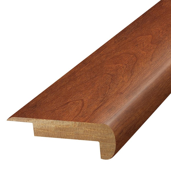 PERFORMANCE ACCESSORIES Topaz  0.75 in. T x 2.37 in. W x 78.7 in. L Smooth Wood Look Laminate Moulding/Trim Stair Nose Molding