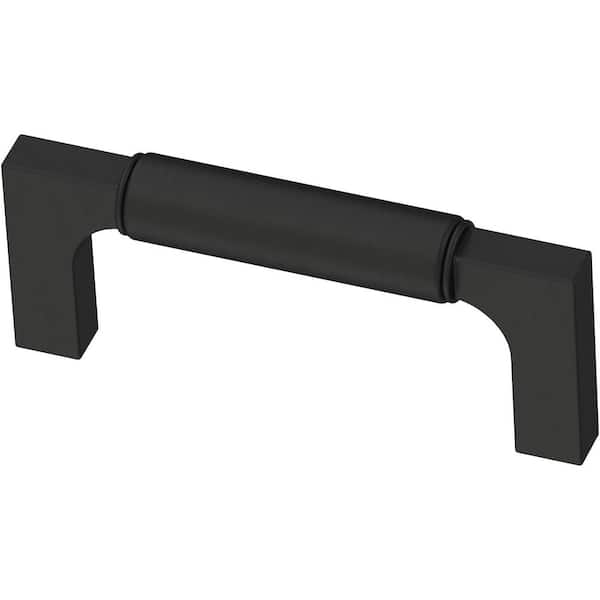 Liberty Artesia 3 in. (76 mm) Modern Matte Black Cabinet Drawer Pull