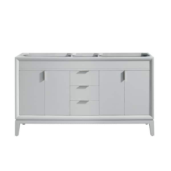 Avanity Emma 60 in. W x 21.5 in. D x 34 in. H Bath Vanity Cabinet Only in Dove Gray