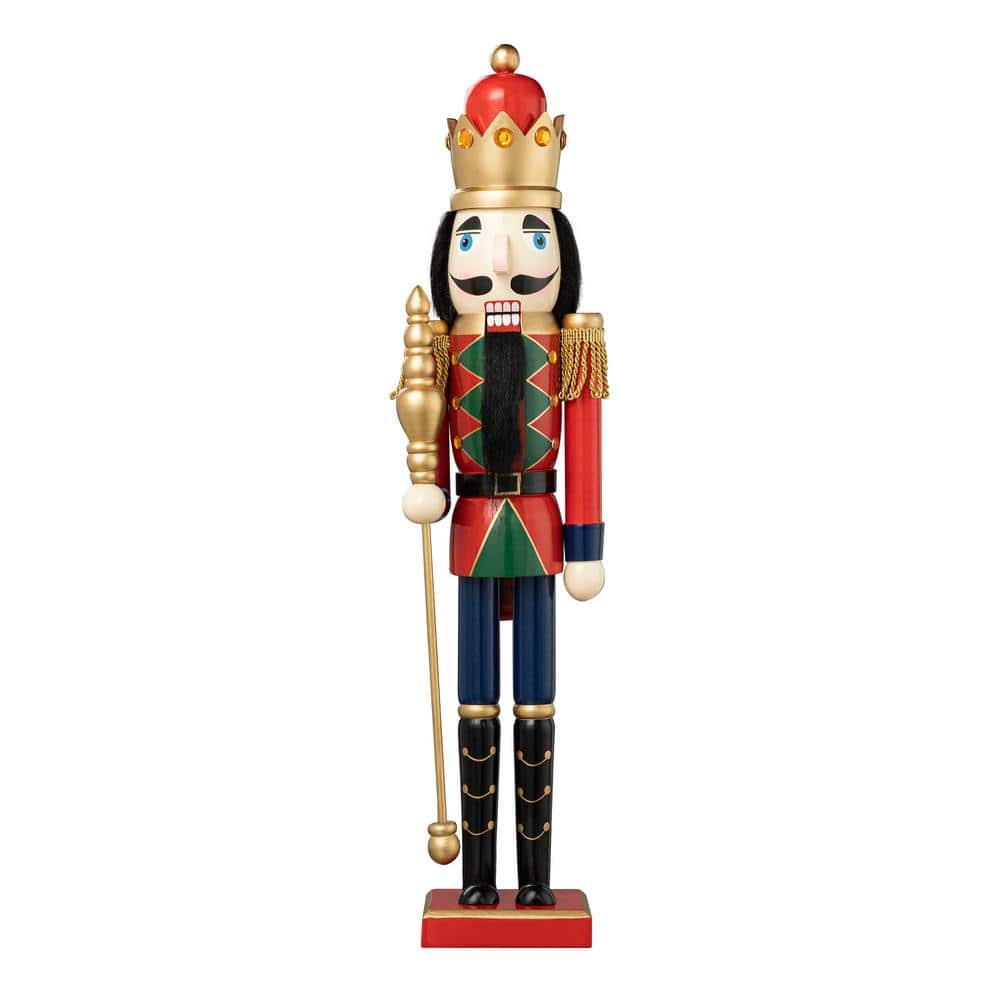 24 in. H Wooden Christmas King Nutcracker price history on PriceWatchPro
