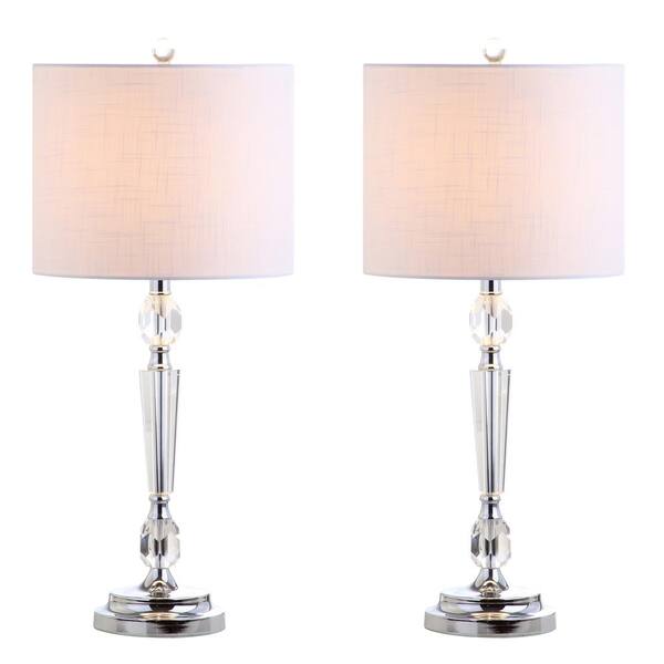 JONATHAN Y Victoria 27 in. Crystal Table Lamp (Set of 2) JYL2047A-SET2 ...