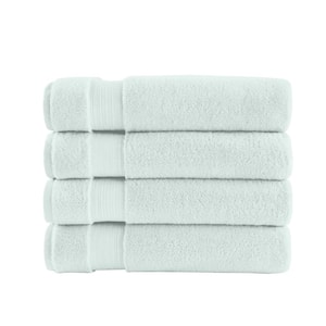 Home Decorators Collection Egyptian Cotton White Bath Sheet (Set of 4)  AT17763_White - The Home Depot