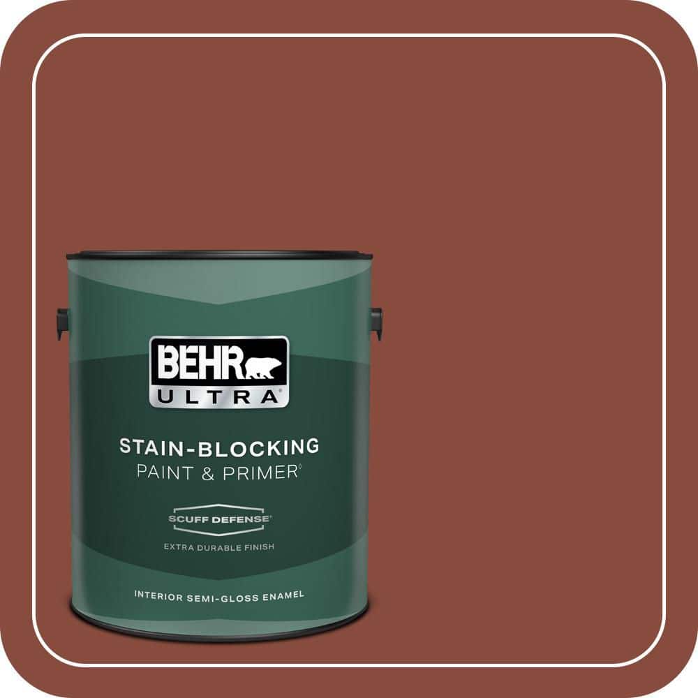 1 gal. #PMD-42 Mission Tile Extra Durable Semi-Gloss Enamel Interior Paint & Primer price history on PriceWatchPro