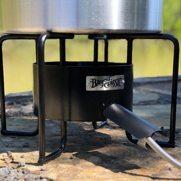 BAYOU CLASSIC Portable Liquid Propane Outdoor Cooker in Black 8422073 - The  Home Depot