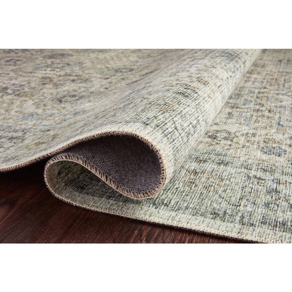 Blue Rectangular Oriental Synthetic Reversible Accent Rug