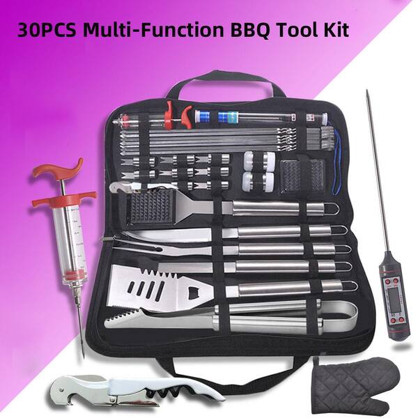 GCP Products GCP-US-576915 30Pcs Bbq Grill Tools Set With