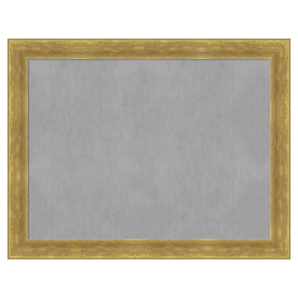 Amanti Art Angled Gold 27 in. x 21 in. Framed Magnetic Board