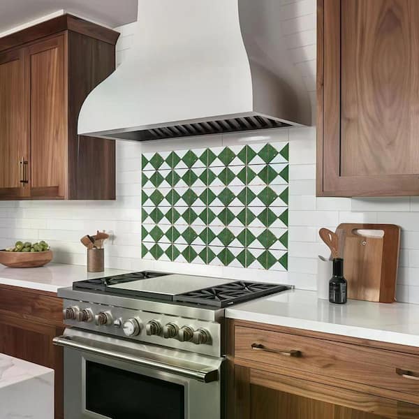 MI ALMA Green and White R158 x Vinyl Peel and Stick