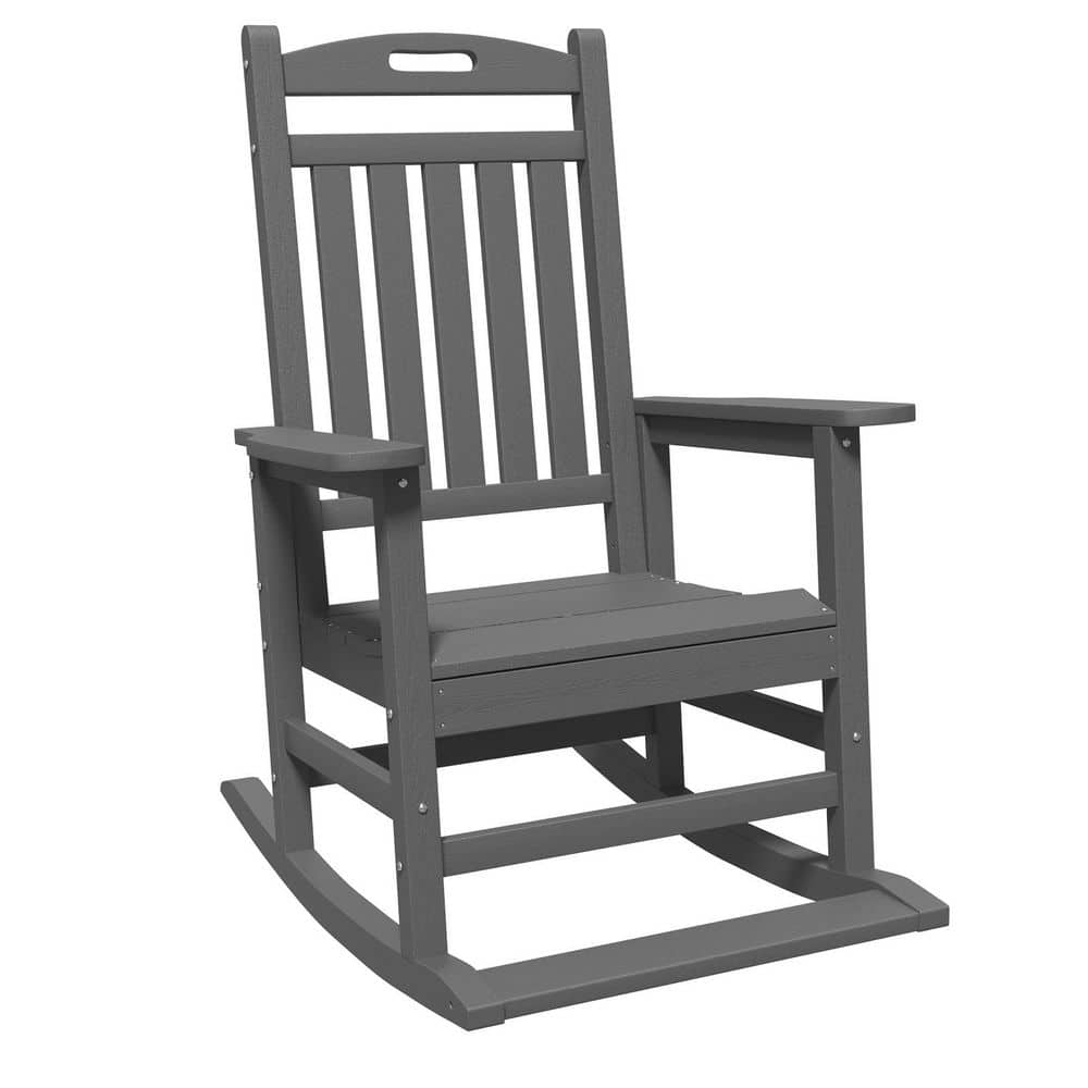 HDPE Metal Outdoor Rocking Chair Vertical Gray price history on PriceWatchPro