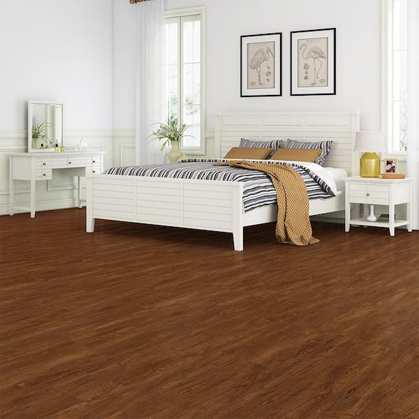 Bitter Cimarron 20 MIL x 7.2 in. W x 48 in. L Click Lock Waterproof Luxury Vinyl Plank Flooring (28.8 sq.ft./case)