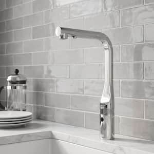 Jewel Touchless Sensor 15 in. Single Handle Pull-Out Kitchen Faucet in Chrome