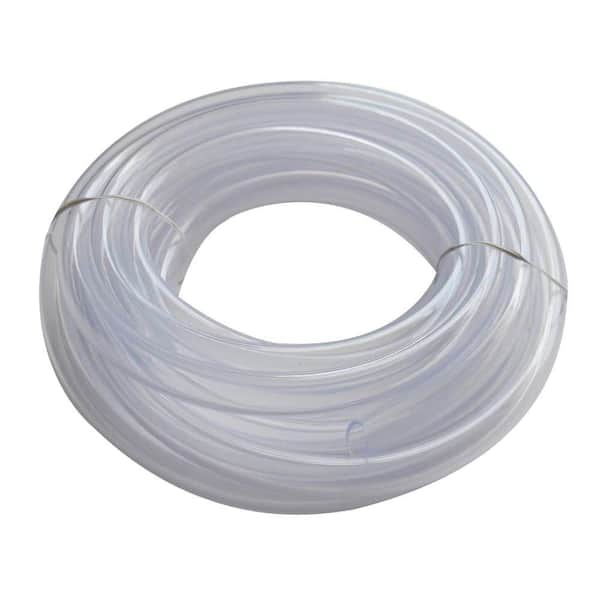 Everbilt 5/8 in. O.D. x 1/2 in. I.D. x 20 ft. Clear PVC Vinyl Tube