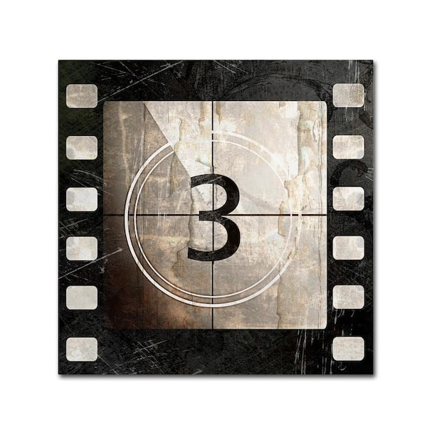 14 in. x 14 in. "Vintage Countdown III" by Color Bakery Printed Canvas Wall Art