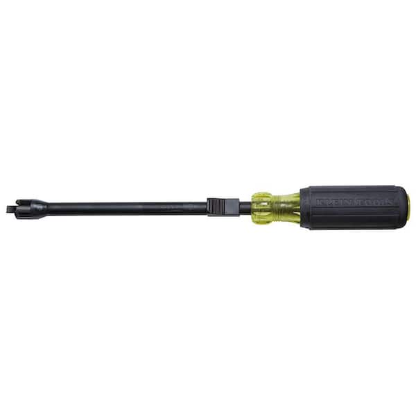 Klein Tools 1/4 in. Cabinet Tip Flat Head Screwdriver with 6-7/8 in. Round Shank