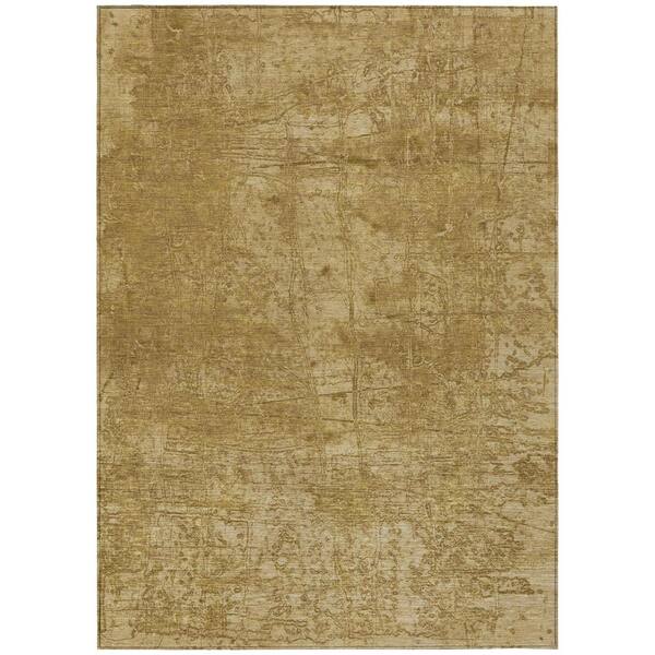 Addison Rugs Chantille ACN559 Beige 3 ft. x 5 ft. Machine Washable Indoor/Outdoor Geometric Area Rug