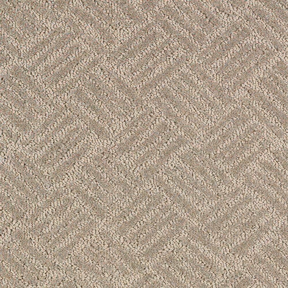 8 in. x 8 in. Pattern Carpet Sample - Embers Aloft -Color Twine
