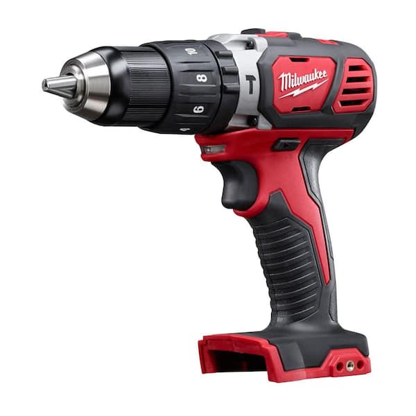 Milwaukee M18 18V Lithium-Ion Cordless 1/2 in. Hammer Drill/Driver  (Tool-Only) 2607-20 - The Home Depot
