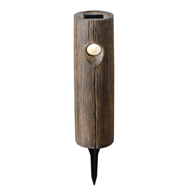 Kenroy Home Timber 0.5-Watt Wood Grain Outdoor Integrated LED Landscape Path Light