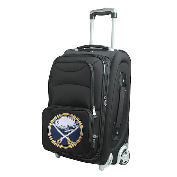 Denco NHL Buffalo Sabres 21 in. Black Carry-On Rolling Softside Suitcase