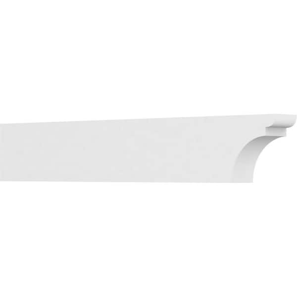 Ekena Millwork 3 in. x 6 in. x 36 in. Yorktown PVC Rafter Tail Brace