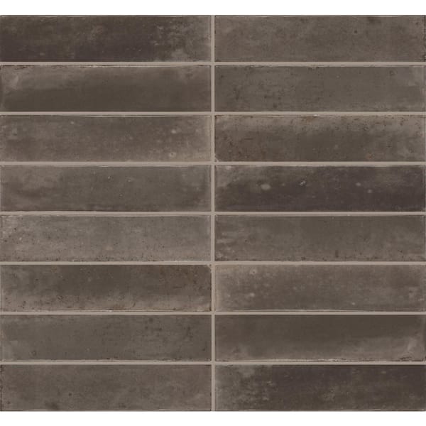 Reve detoile* ꙳ Daltile Remedy Zen 2 in. x 10 in. Glossy Porcelain Subway Wall