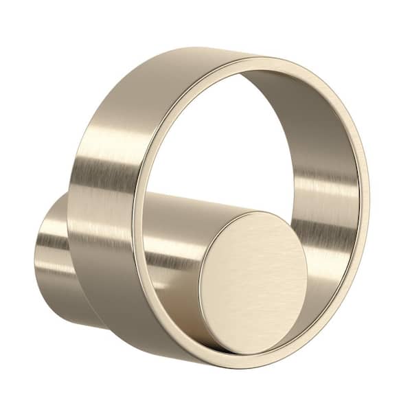 Eclissi Single Robe Hook in Satin Nickel
