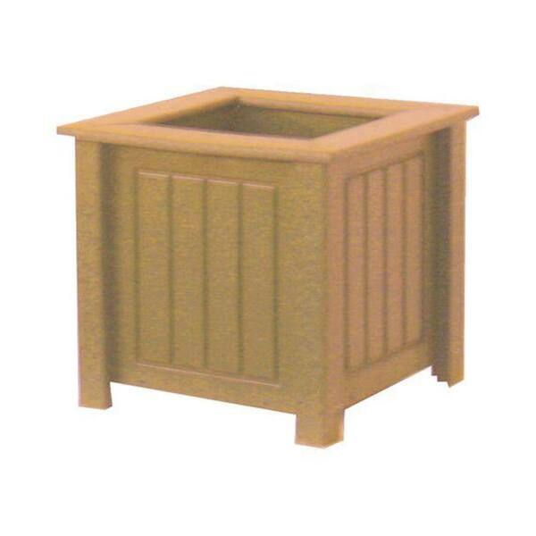 Eagle One North Hampton 12 in. x 12 in. Cedar Recycled Plastic Commercial Grade Planter Box