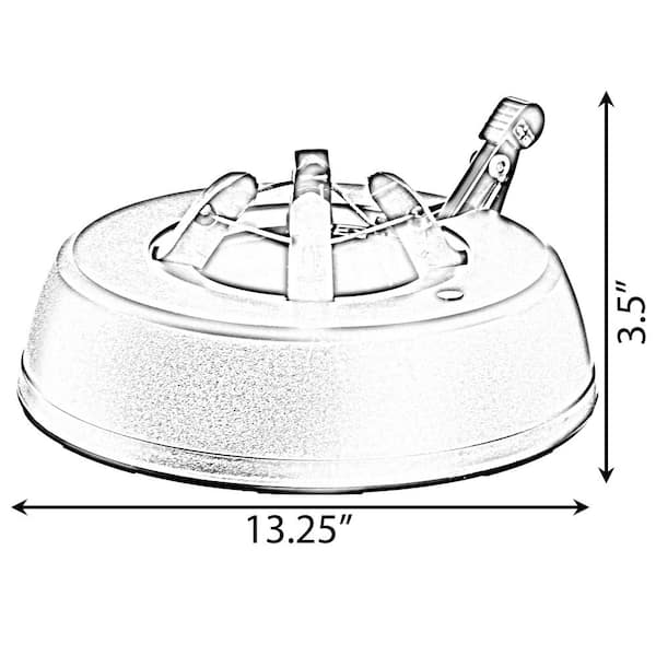 Automatic Green Plastic Foot Pedal Christmas Tree Stand