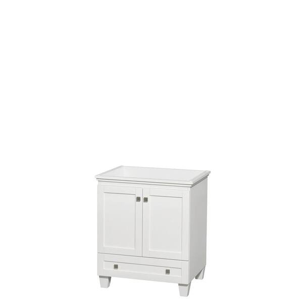 Wyndham Collection Acclaim 29 in. W x 21.5 in. D Vanity Cabinet in White