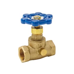 1/2 in. Brass FPT Stop and Waste Valve