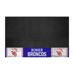 42 in. Denver Broncos Vintage Grill Mat