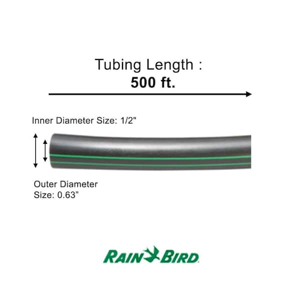 1/2 in. (0.63 in. O.D.) x 500 ft. Distribution Tubing for Drip Irrigation