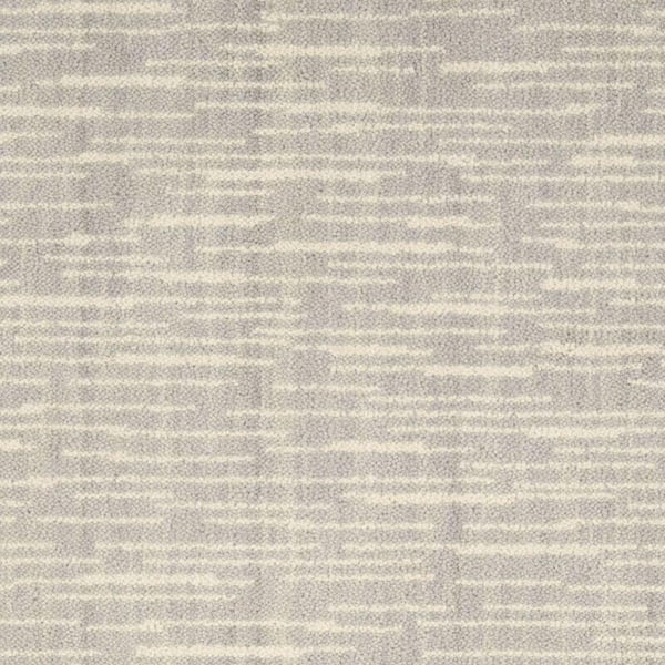 Natural Harmony 6 in. x 6 in. Texture Carpet Sample - Zealandia - Color Icicle