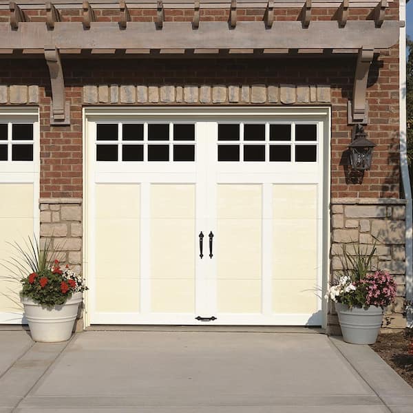 New Exterior garage door lift handle for clopay plastic white  garage door replacement