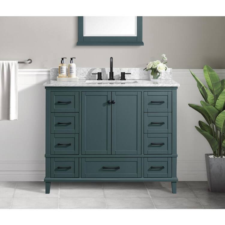 Home Decorators Collection Merryfield 43 in. Single Sink Freestanding ...