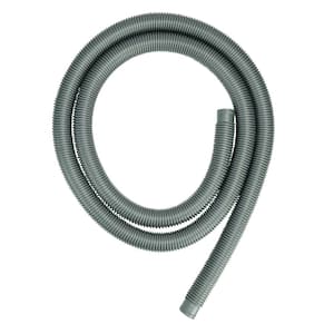 9 ft. x 1.25 in. Gray Heavy-Duty Pool Filter Connect Hose