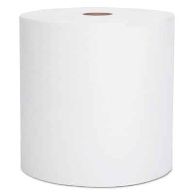 Essential High Capacity Hard Roll Towels 1.5 Core White 8" x 1000ft (6 Rolls per Carton)