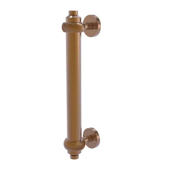 Allied Brass 8 in. Center-to-Center Door Pull with Twisted Aents in Brushed Bronze