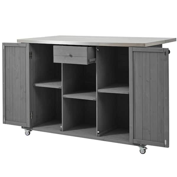 Gray Grill Carts