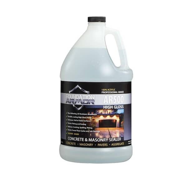 Foundation Armor 1 gal. Solvent Based Acrylic High Gloss Concrete Sealer and Paver Sealer