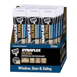 Dynaflex Ultra 5.5 oz. Clear Advanced Exterior Window, Door, and Siding Sealant (15-Pack)