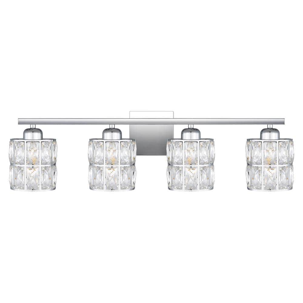 Gibson 29.5 in. 4-Light Polished Chrome Vanity Light price history on PriceWatchPro