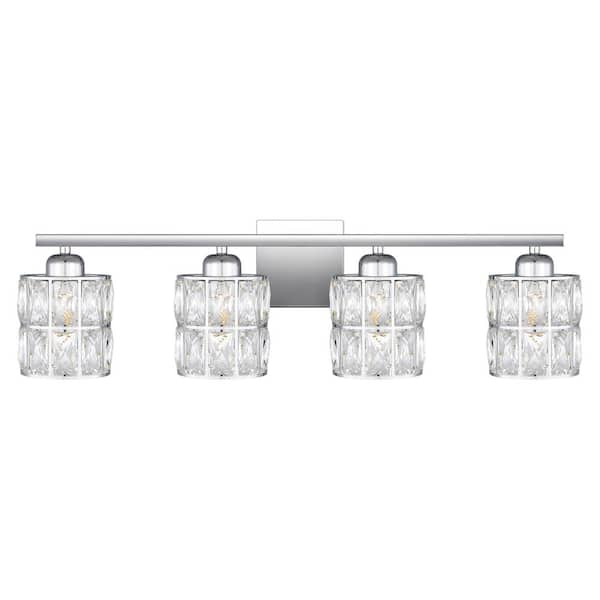 Quoizel Gibson 29.5 in. 4-Light Polished Chrome Vanity Light