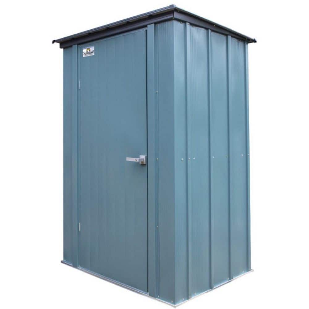Juniper Berry 4' x 3' Steel Patio Storage Shed Kit