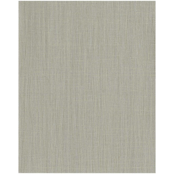 York Wallcoverings Steppe Gray Vinyl Strippable Roll (Covers 60.75 sq. ft.)