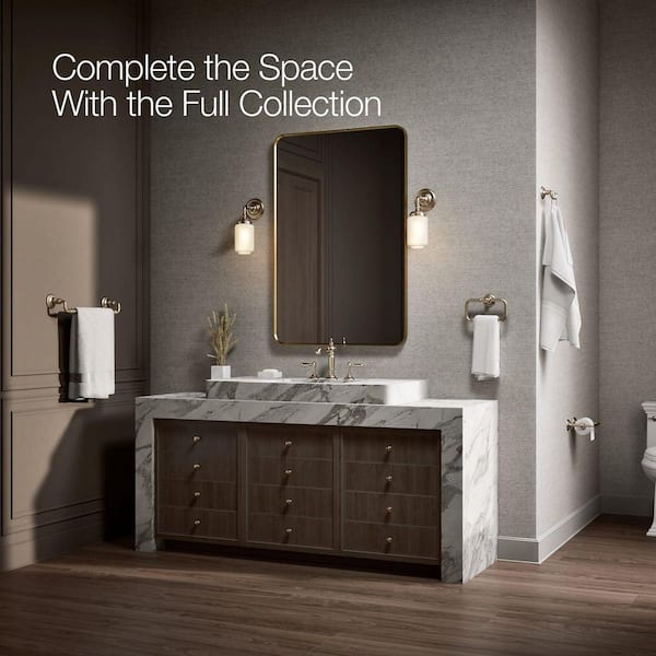 KOHLER Artifacts 18 in. Towel Bar in Vibrant Brushed Bronze K
